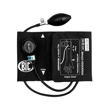 Conjunto BIC Estetoscópio+Esfigmomanômetro New Innova Plus INOX - Preto.
