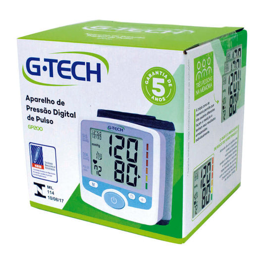 Aparelho de Pressão G-Tech Digital de Pulso.